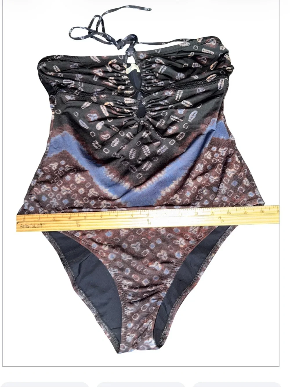 SALE $190😍 Ulla Johnson Ruched One Piece Swimsuit NWT  L Designer Swimwear